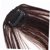 OATIPHO 2pcs Fake Bangs Hairpieces for Women Natural Look Clip
