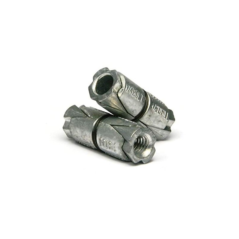 Double Expansion Anchors for Masonry, Concrete, Brick or Block Zamac
