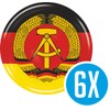 DDR Doming Sticker 6 Pieces – Car Motorcycle Biker Flag