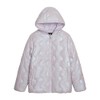 LONDON FOG Girls' Heavyweight Quilted Shimmer Puffer Jacket with Fleece