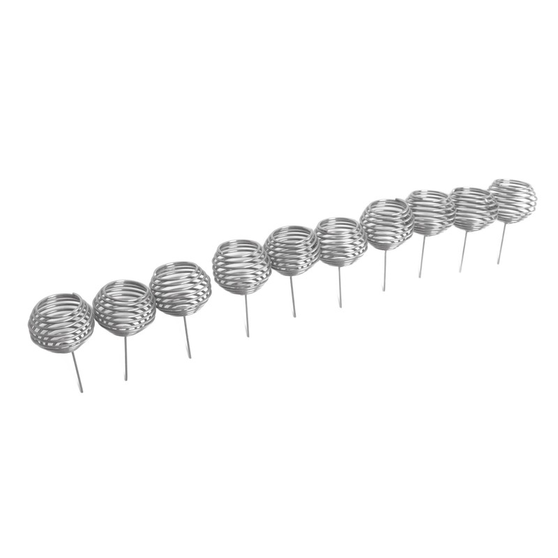 100pcs Fertilizer Mesh Basket Stainless Steel Garden Nutrition Cups Small