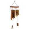MAYMII Large 65cm (25") 12 Tubes Double Antique Nature Bamboo