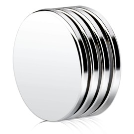 30x3mm Super Strong Fridge Magnets, Large Neodymium Disc Magnets, Heavy Duty Crafts Magnet s, Round Rare Earth Magnet s for Crafts, DIY, Building, Billboard in Home, Office, Small Whiteboards