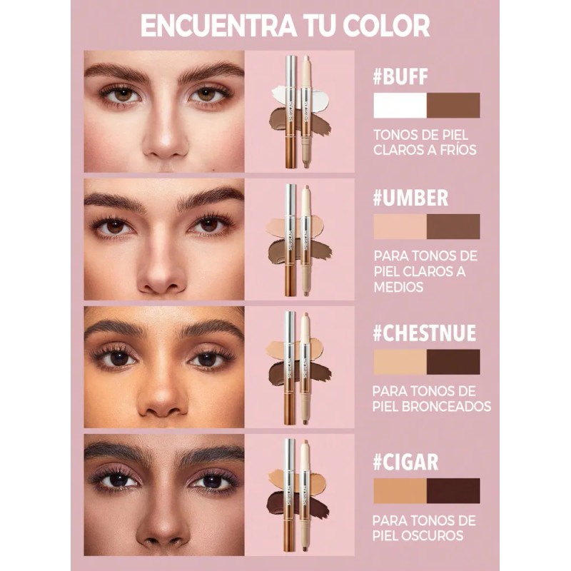 SHEGLAM Fine Line Lápiz Contorno e Iluminador - Cigar Contour