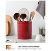 FUN ELEMENTS Kitchen Utensil Holder, 7.2" Super Large Utensil Crock