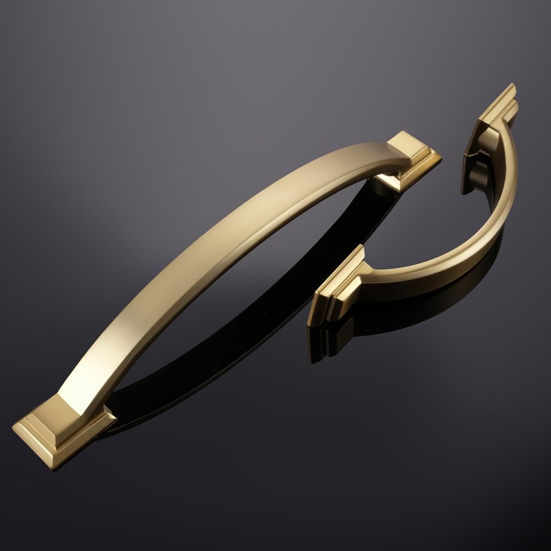 GIYURO 10 Pack 5 Inch Cabinet Pulls Champagne Bronze Kitchen