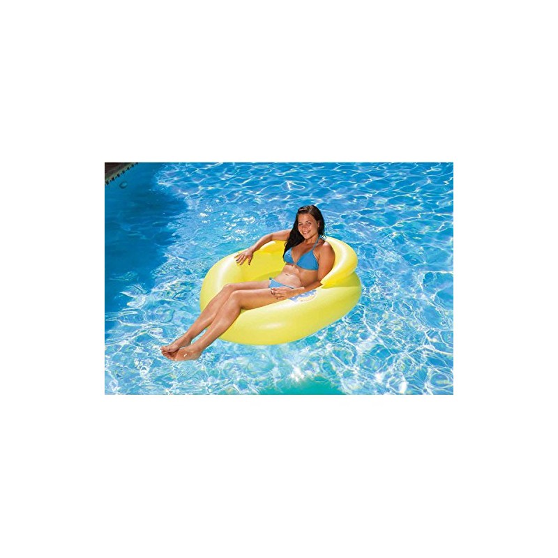 Poolmaster Yellow Water Pop Mesh Pool Lounge
