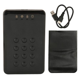 Password HDD Enclosure, Encryption HDD Enclosure, 2.5 inch USB3.0 SATA Pushbutton Password Underlayer Hardware Encryption External Mobile Hard Drive Enclosure