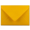 50 envelopes golden yellow (yellow, matt) - DIN C6 -