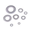 Hilitchi 410-Pcs [8-Size] 304 Stainless Steel Flat Washer Assortment Set