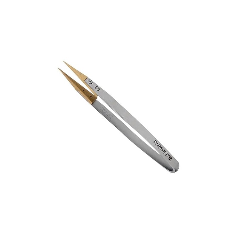 Dumont Dumoxel tweezer 159 with Wooden Tips for Scratch-Sensitive Components
