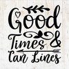 6 in Good Times & Tan Lines Sticker - Vinyl