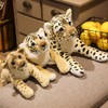 Plush Toys Cartoon Tiger Leopard Stuffed Fluffy Doll Gifts for