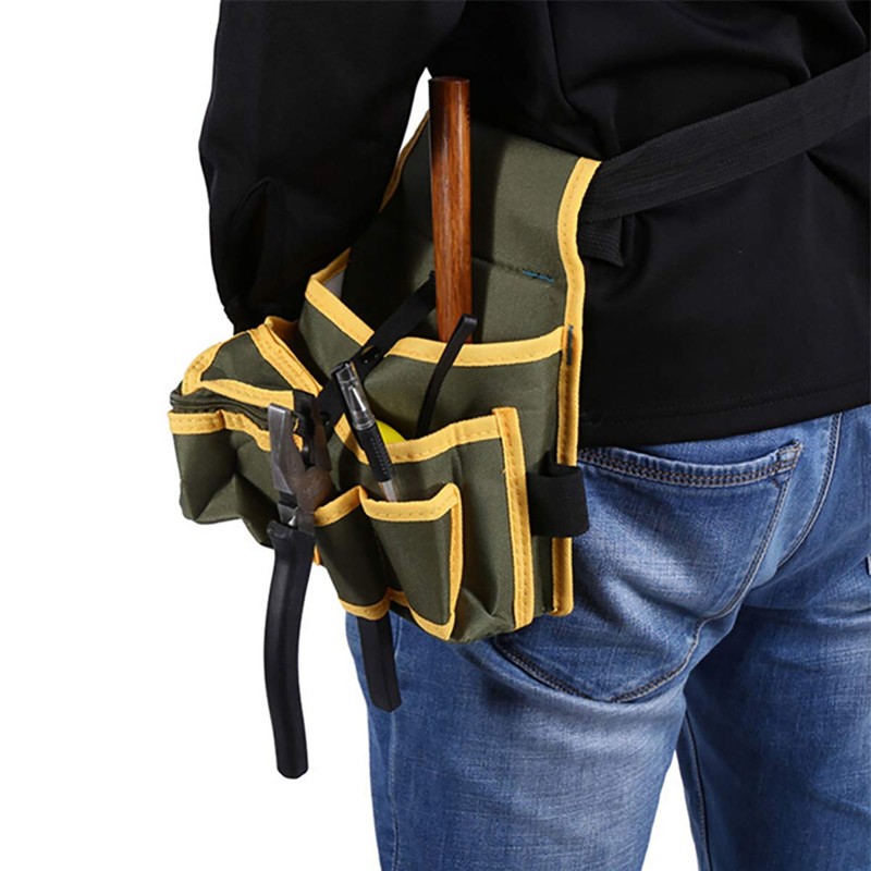 Waterproof Wear-Resistant Oxford Canvas Material Thickened Tool Bag with Adjustable