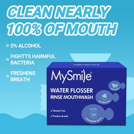 MySmile 30packs MySmile Water Flosser Rinse Concentrated Mouthwash Deep Oral Clean