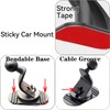 Vehibrckt Flex Adhesive Ball Base Compatible with Garmin GPS Bracket