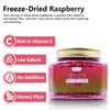 Freeze Dried Raspberries, 100g/3.52OZ Freeze Dried Fruit, Raspberries, No Sugar