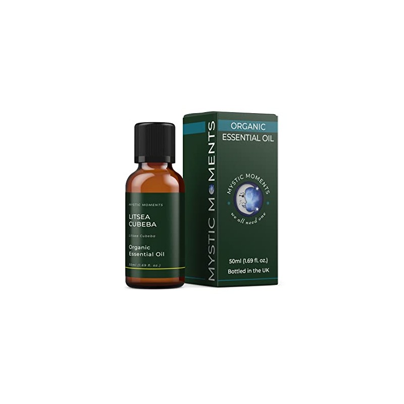 Mystic Moments | Organic Litsea Cubeba Essential Oil | 50ml