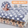 2 Pcs Small Animal Plush Bed Mat 35x27cm Washable Guinea