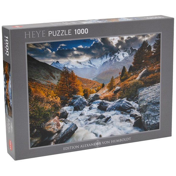 Heye Mountain Stream Puzzles (1000-Piece, Multi-Colour), 70 x 50 x 2 centimetres