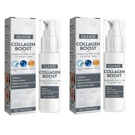 OUHOE Collagen Anti-Aging Serum, Fade Fine Lines And Dark Spots Hydrating Anti-Wrinkle Repair Essence - Specification: 2pcs