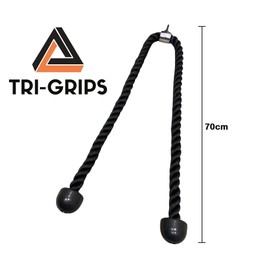 TRI-GRIPS Double Length Ropes 1.4m, Black