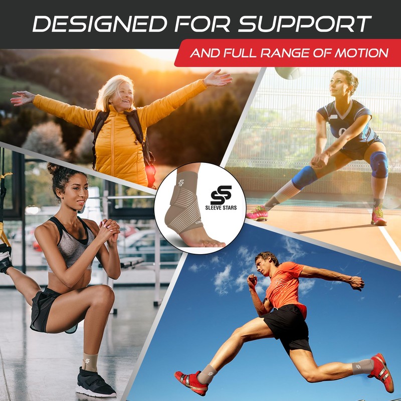 Sleeve Stars Ankle Brace - Plantar Fasciitis & Achilles Tendon