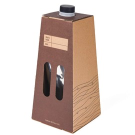 Restaurantware Cater Tek 96 Ounce Coffee To Go Containers 10 Disposable Beverage Servers - With Handle Insulated Kraft Paper Coffee Box Containers Portable Serves Up To 12 Cups