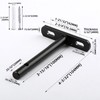 4-Inch Floating Shelf Bracket 6 Pack | Hidden Floating Shelves