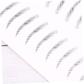 NOLITOY Sets Artificial Eyebrows Sticker Eyebrow Makeup Tool for Women Realistic Look Quick Easy Application Sheets