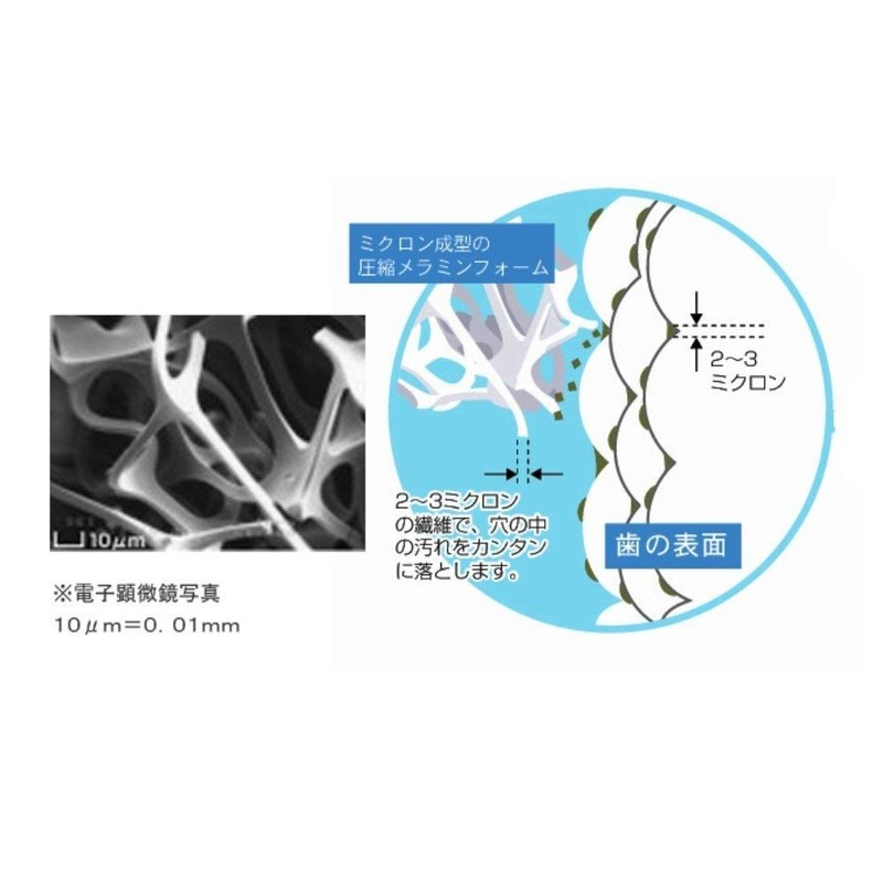 Cleardent Hiroei-sha Cleardent Teeth Peeling Sponge (Blue and Pink Not