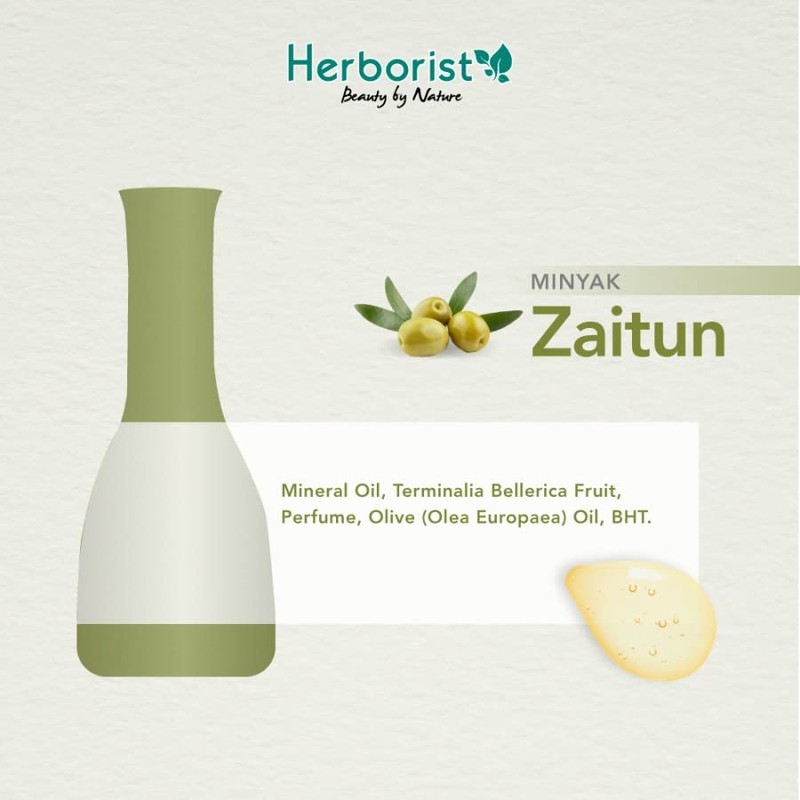Generic Herborist Body Oil Minyak Zaitun 150ml (Pack of 1)