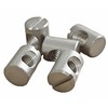 Pack of 4 Furniture Barrel Nut M6 x 14mm Bolt Slotted Dowel Chair Cot Bed Cabinet Fix Connect DIY Tool Repair