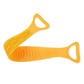 CJBHSD Toalla Exfoliante 1pcs Toalla de Silicona para Frotar para Hombres y Mujeres Fuerte Frotar la Espalda Artefacto Exfoliante Corporal Baño con...