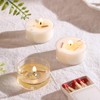 Citronella Tea Light Candles Outdoor, 48 Pack- Extended 4-5h Clear