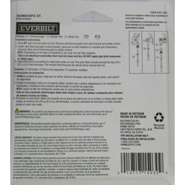 Everbilt 36 in Thermocouple Fits all gas water heaters as well as gas appliances