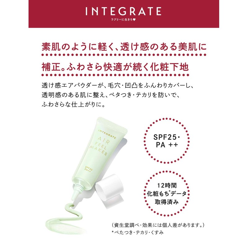 Integrate Airfeel Maker Mint Color SPF 25 PA++ Makeup Foundation,
