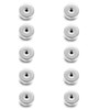 Renkovte Flat Screw Backs Replacement for Stud Earrings,10Pcs Stainess Steel