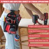 MELOTOUGH Small Electrician Tool Pouch for Tool Belt with Belt