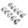 10pcs Golf Iron Covers Skull Pattern PU Scratch Proof Club