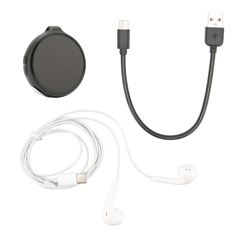 Round Voice Recorder 35 Hours Battery Time OTG Function Voice