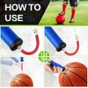 Reginary 10-Piece Sports Ball Pump Kit with Needle & Hose