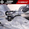 CASOMAN 1/4" Drive 10mm Shallow Magnetic Impact Socket, Metric, 6-Point,