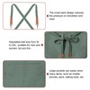 sourcing map Canvas Chef Aprons 75x68cm Adjustable Strap Waterproof Cross