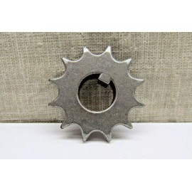 Unbranded Sprocket 06B12 06B, 12 Teeth 15mm Bore with Key Plated