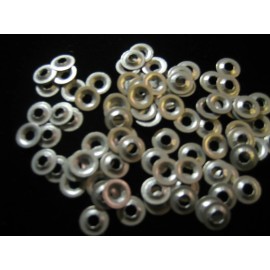 Auveco 3/16" Stud Flat Push-On Retainer 7/16" O.D.  Box of 100