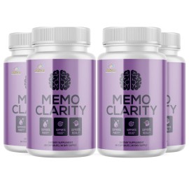 Pelican Vitamins MEMO CLARITY- Brain Support- 4 Bottles- 240 Capsules