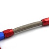 LVOUP 4150 Carburetor Fuel Line Kit 8AN Dual Feed to