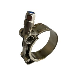 Stainless Steel T Bolt Hose Clamps for Industrial Machinery & Exhaust Clips (1, 28-36mm)