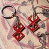 Mullike Brand Of Sacrifice Rune Pendant Necklace Keychain Guts Sword